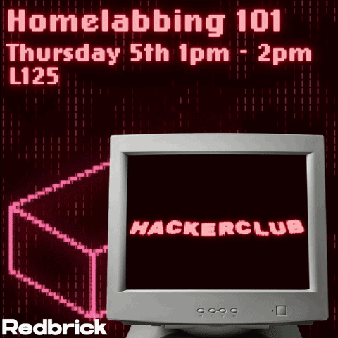 Homelab Hackerclub poster